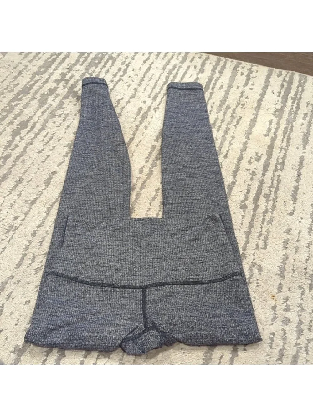 Lululemon Wunder Under Pant *High Rise Coco Pique Black / Black